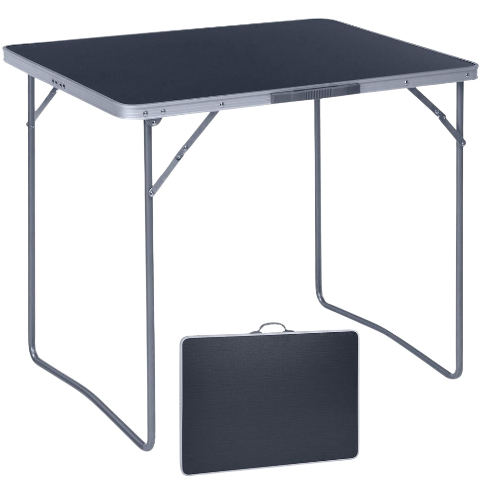 Folding camping table - weatherproof & space saving