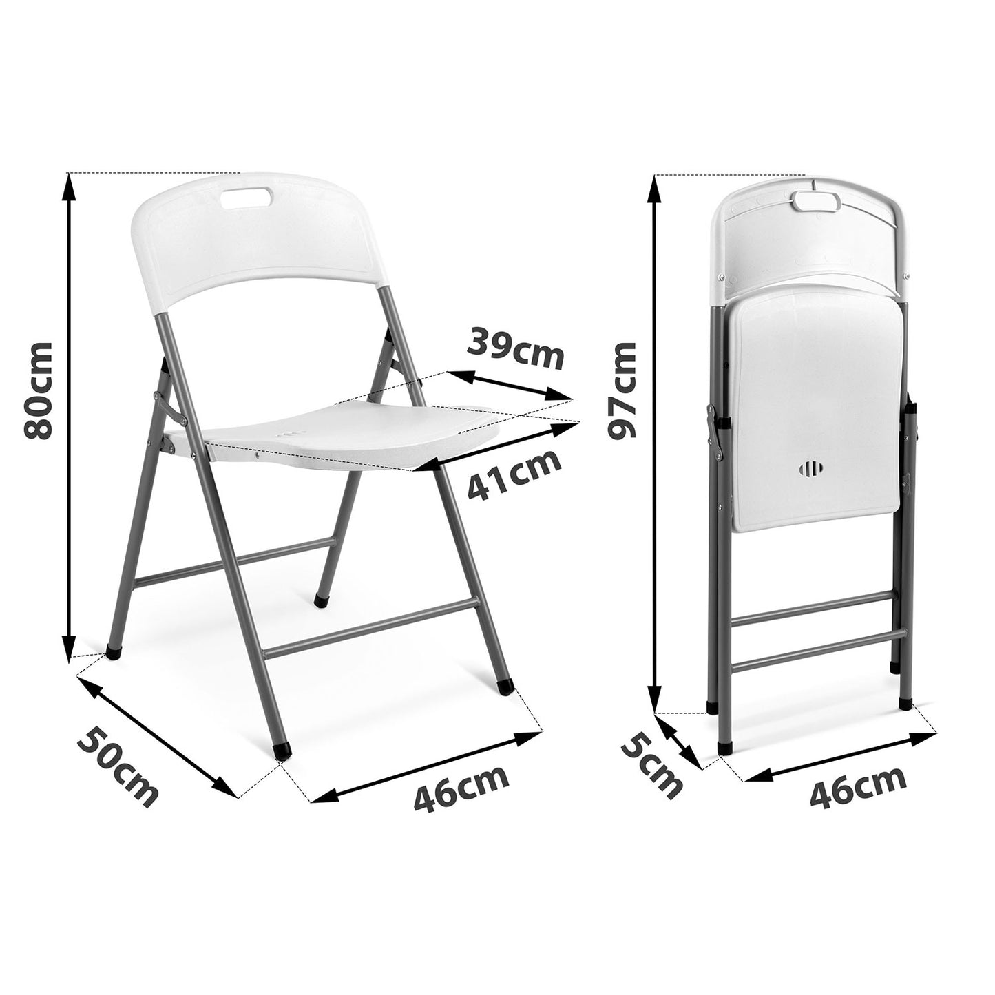 Folding catering garden chairs Sofotel PL-404 set of 4
