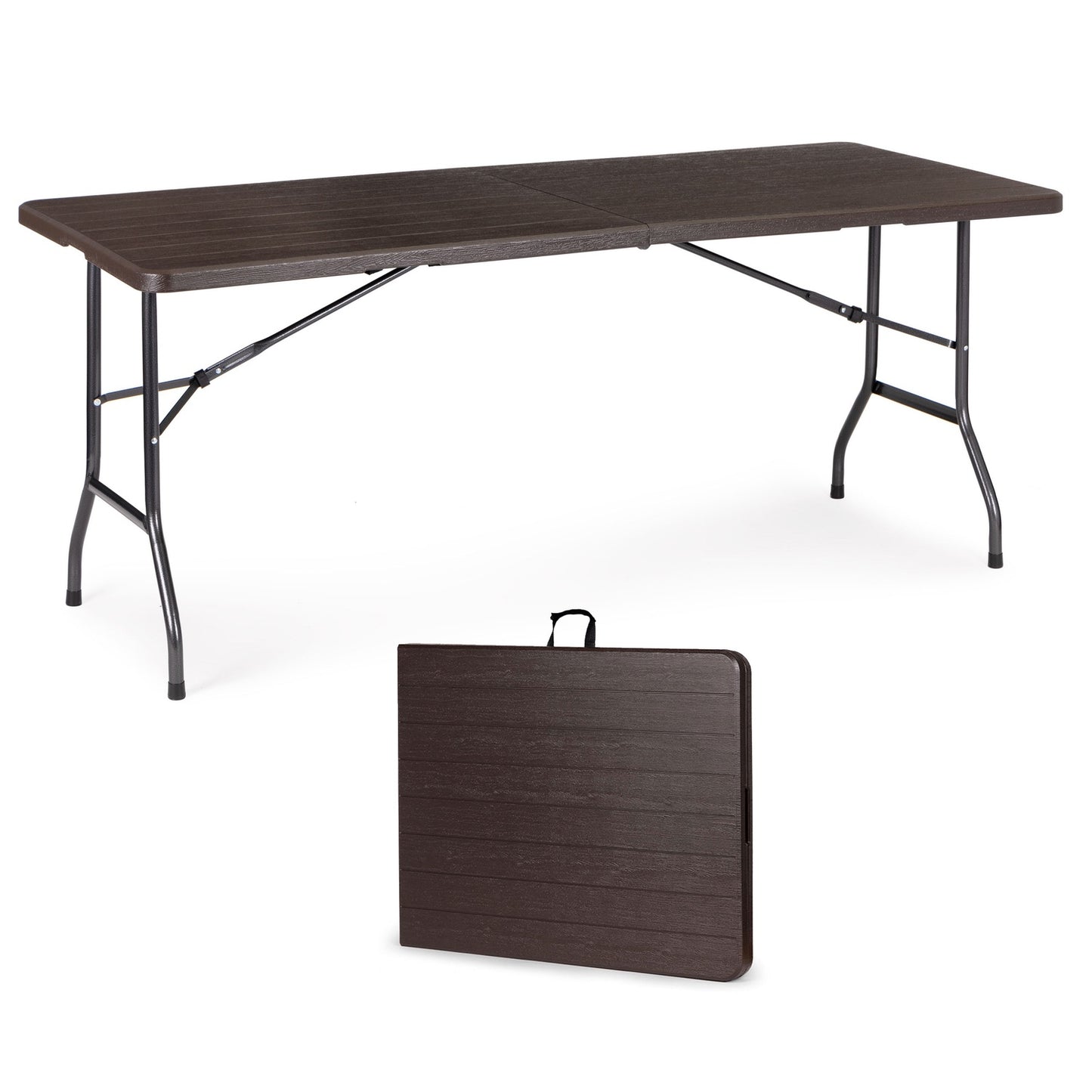 Folding garden banquet catering table 180cm