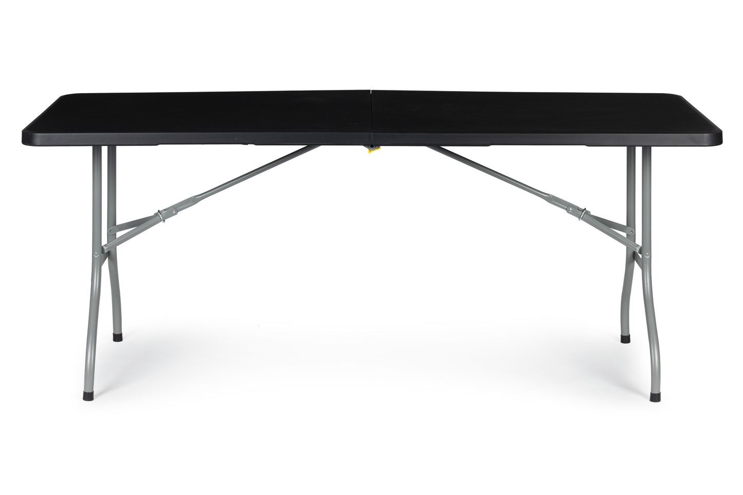 Folding garden banquet catering table 180cm - black