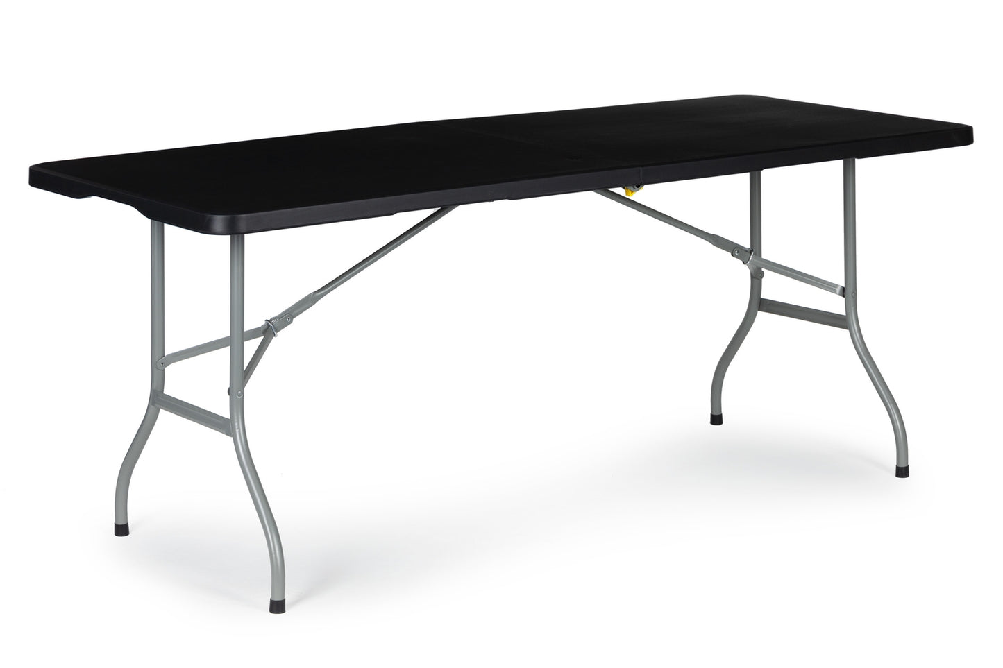 Folding garden banquet catering table 180cm - black
