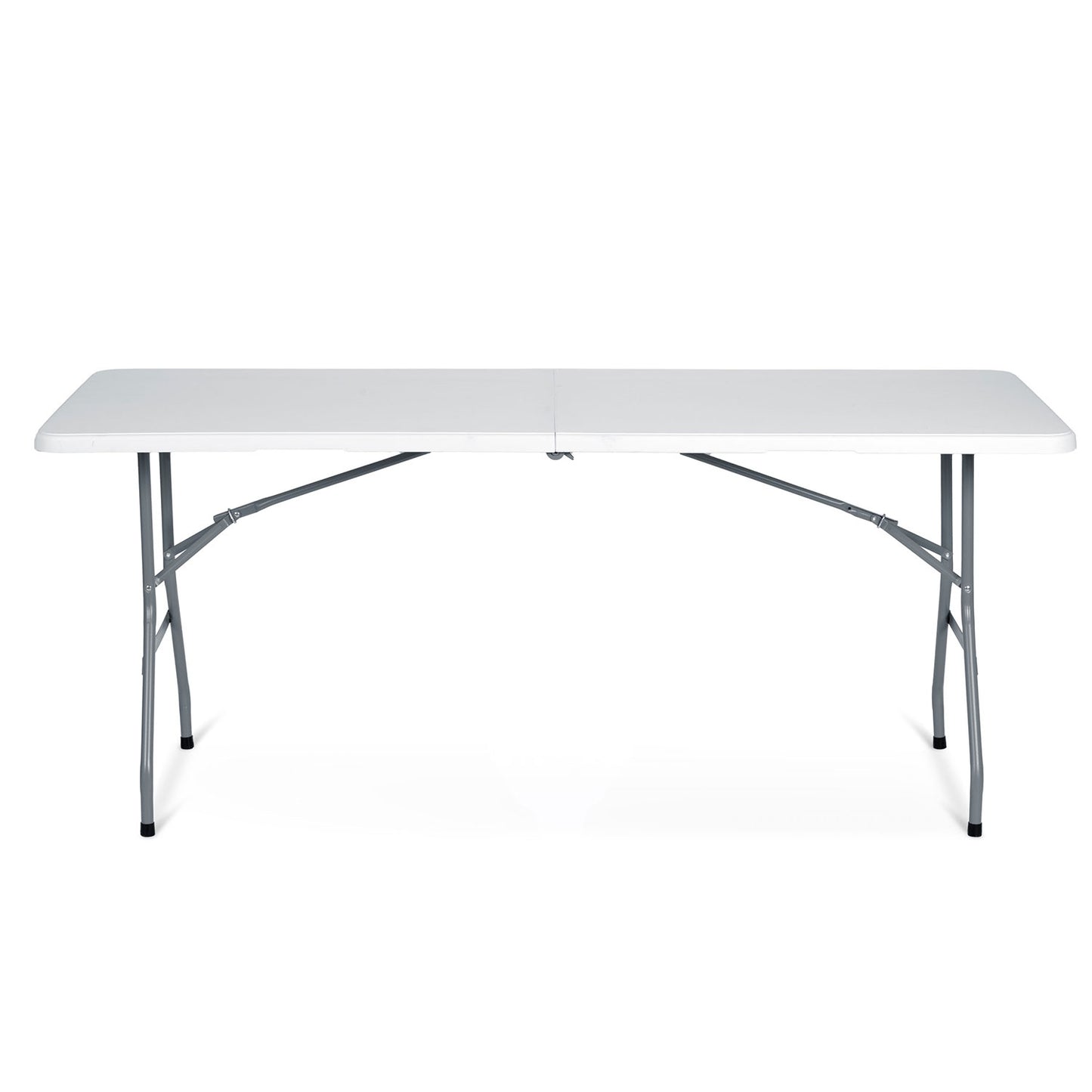 Folding garden catering table 180 cm Plonos white