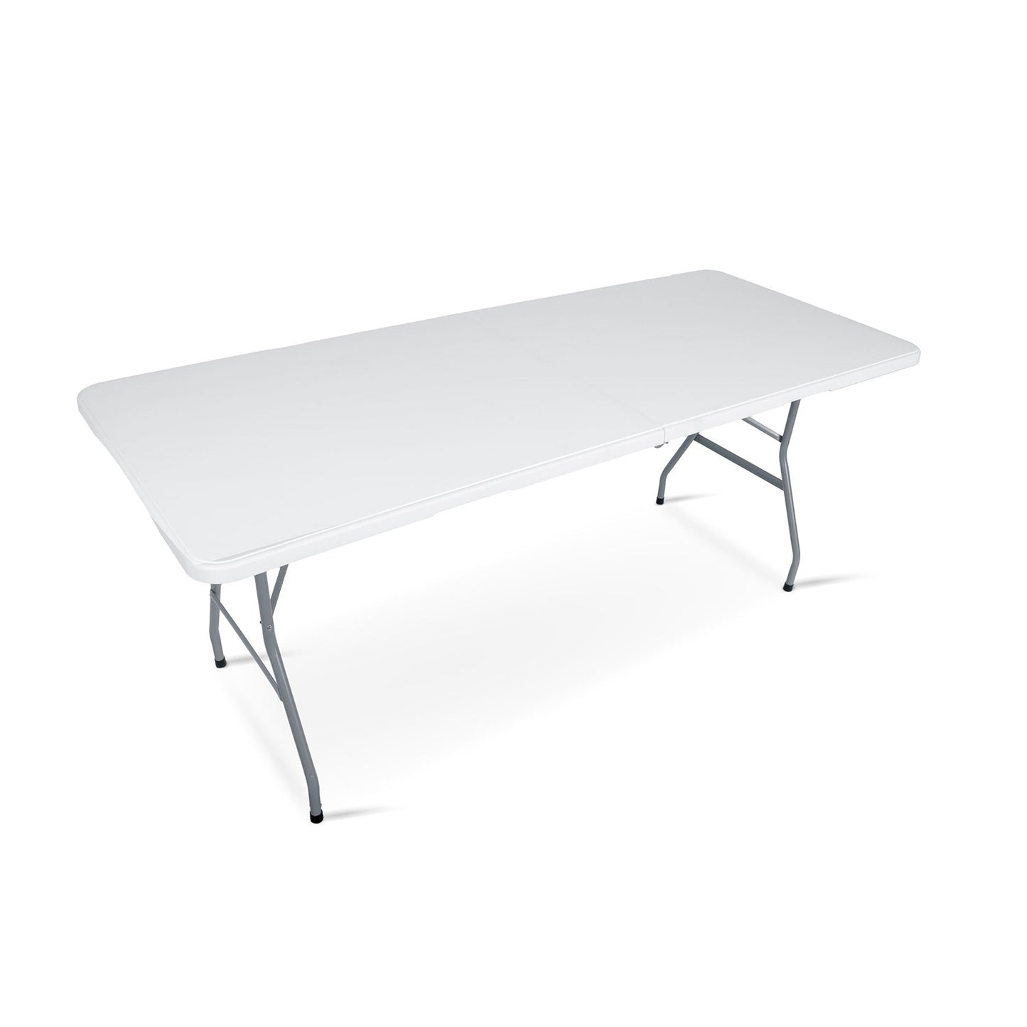 Folding garden catering table 180 cm Plonos white