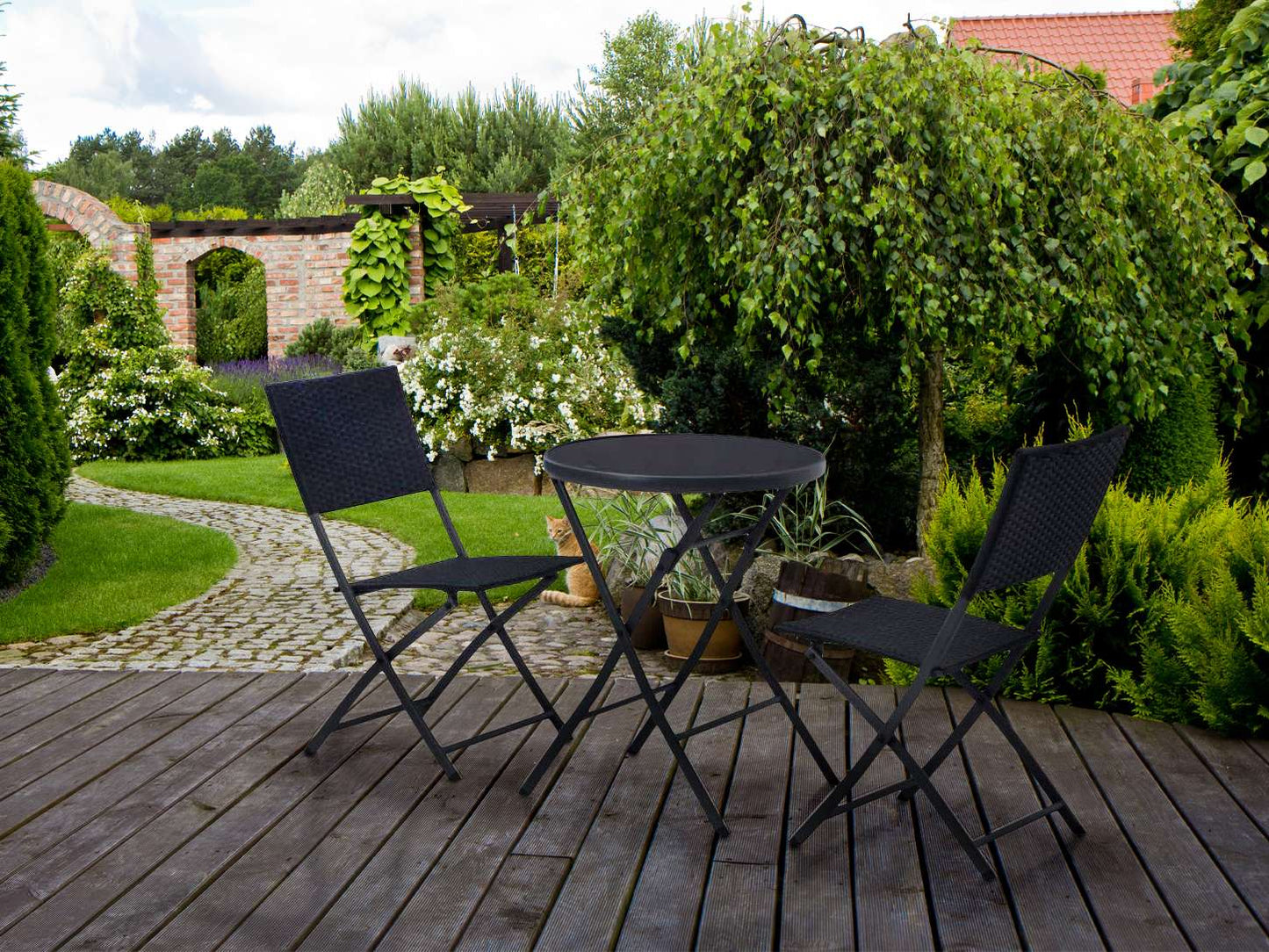 Folding garden table, 60 cm, for the terrace, balcony