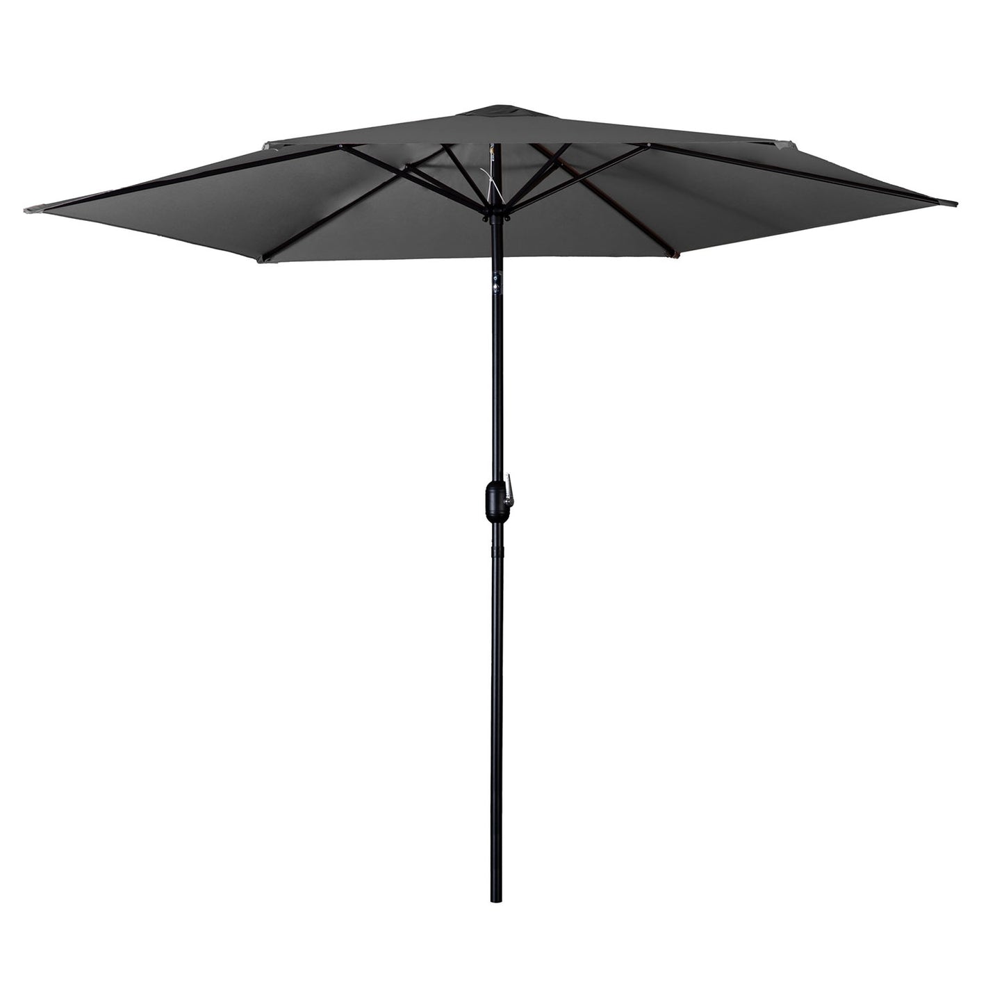 Folding garden umbrella 6 segments 300 cm with cover Plonos PL-884