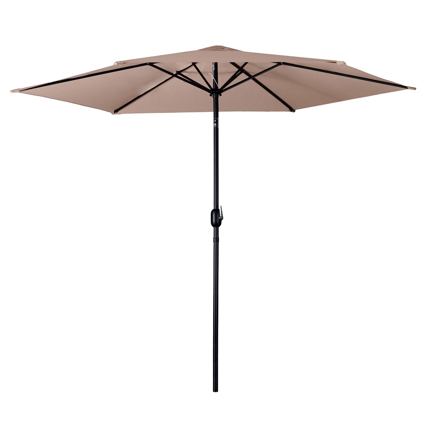 Folding garden umbrella 6 segments 300 cm with cover Plonos PL-884