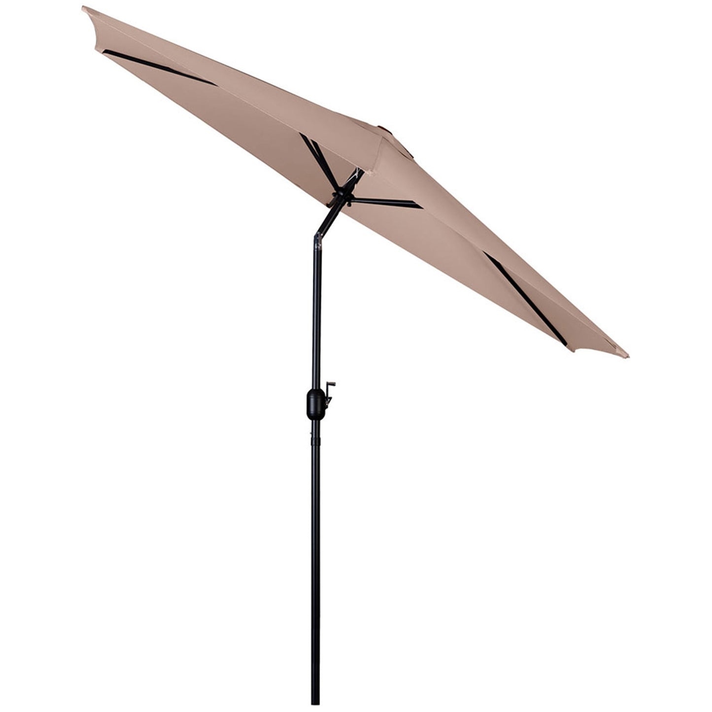 Folding garden umbrella 6 segments 300 cm with cover Plonos PL-884