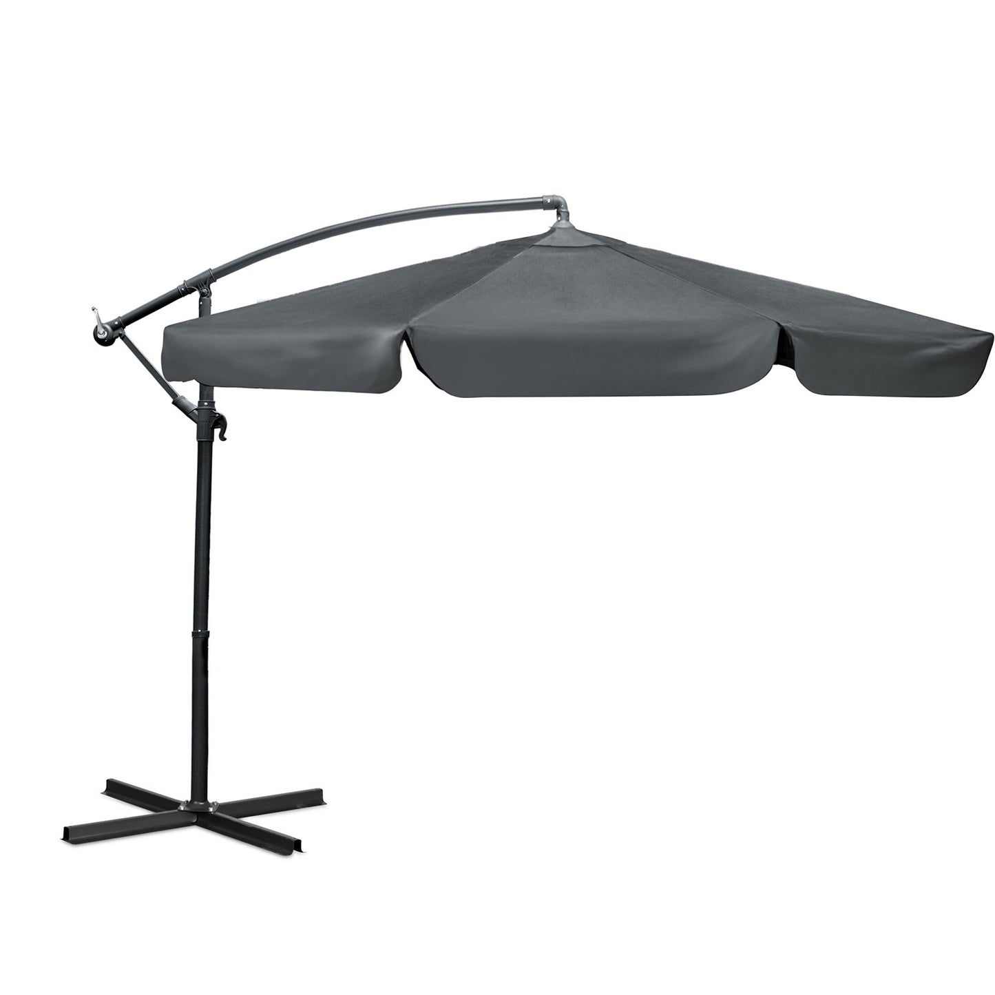 Folding garden umbrella 8 segments 350 cm with cover Plonos PL-881