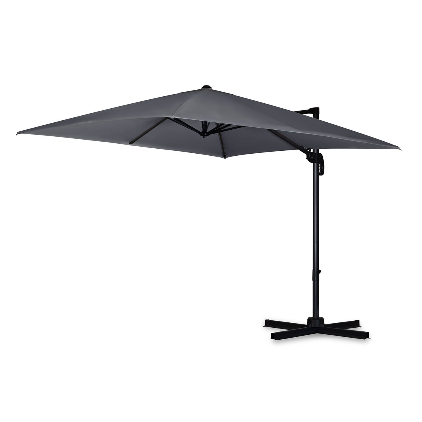 Folding garden umbrella 8 segments 420 cm with cover Plonos PL-883