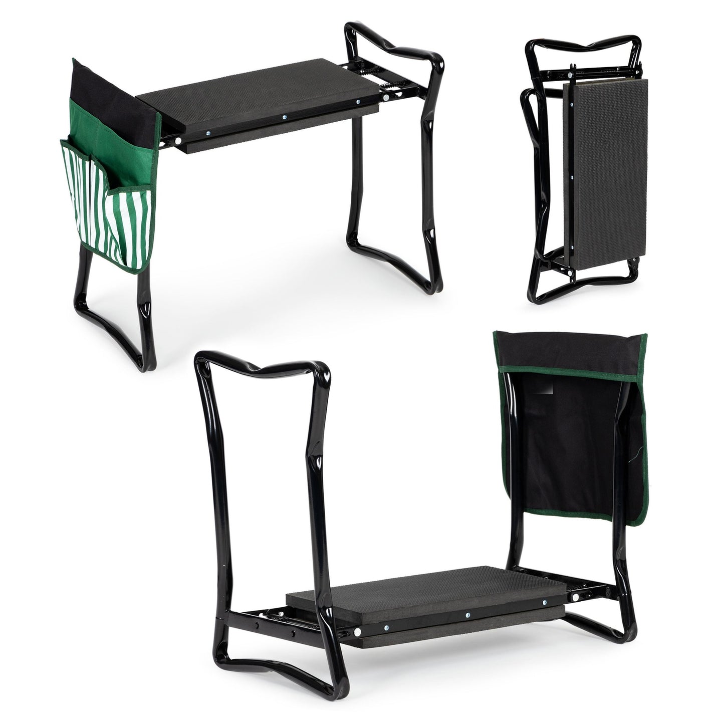 Folding kneeler - 2-in-1 garden stool