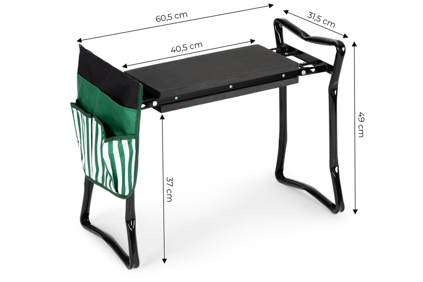 Folding kneeler - 2-in-1 garden stool