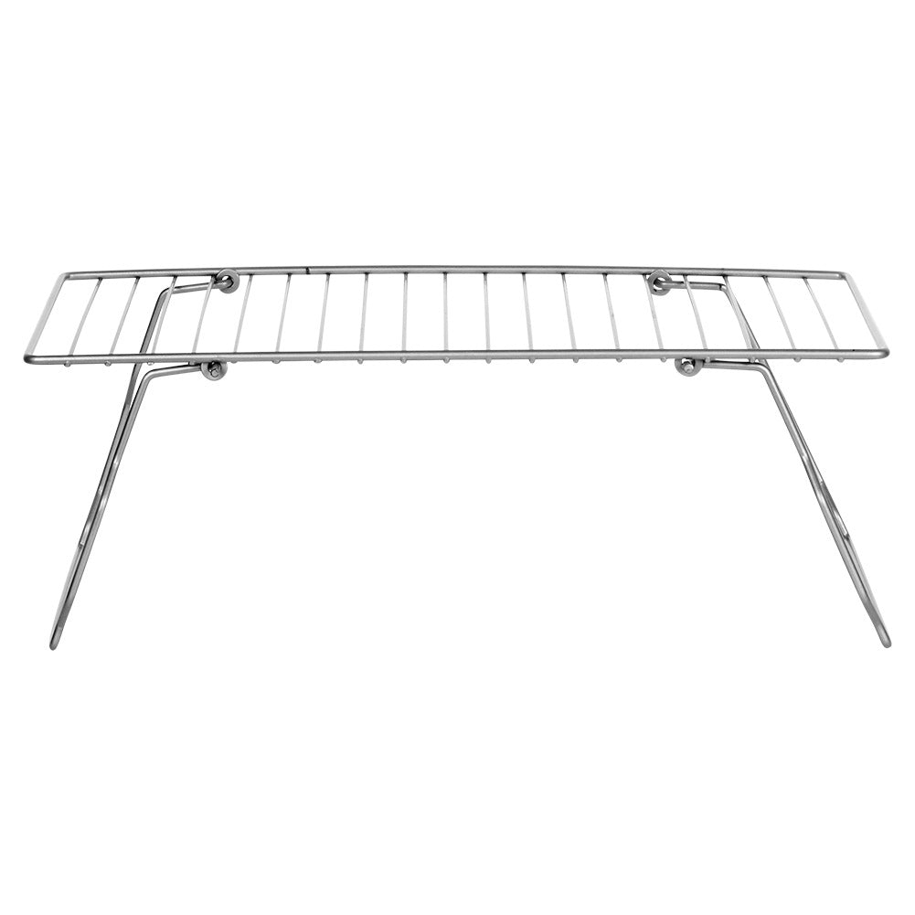 Folding metal kitchen shelf, gray, 37x21x13.5 cm