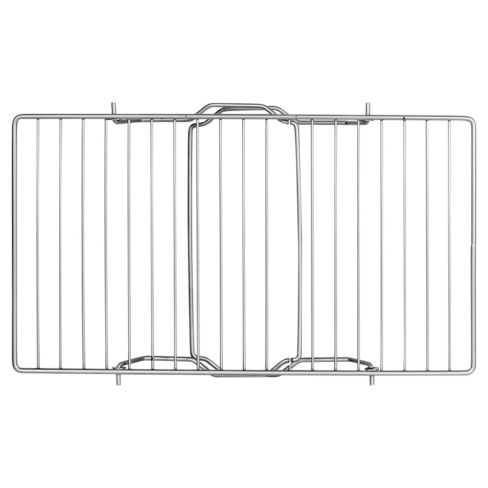 Folding metal kitchen shelf, gray, 37x21x13.5 cm