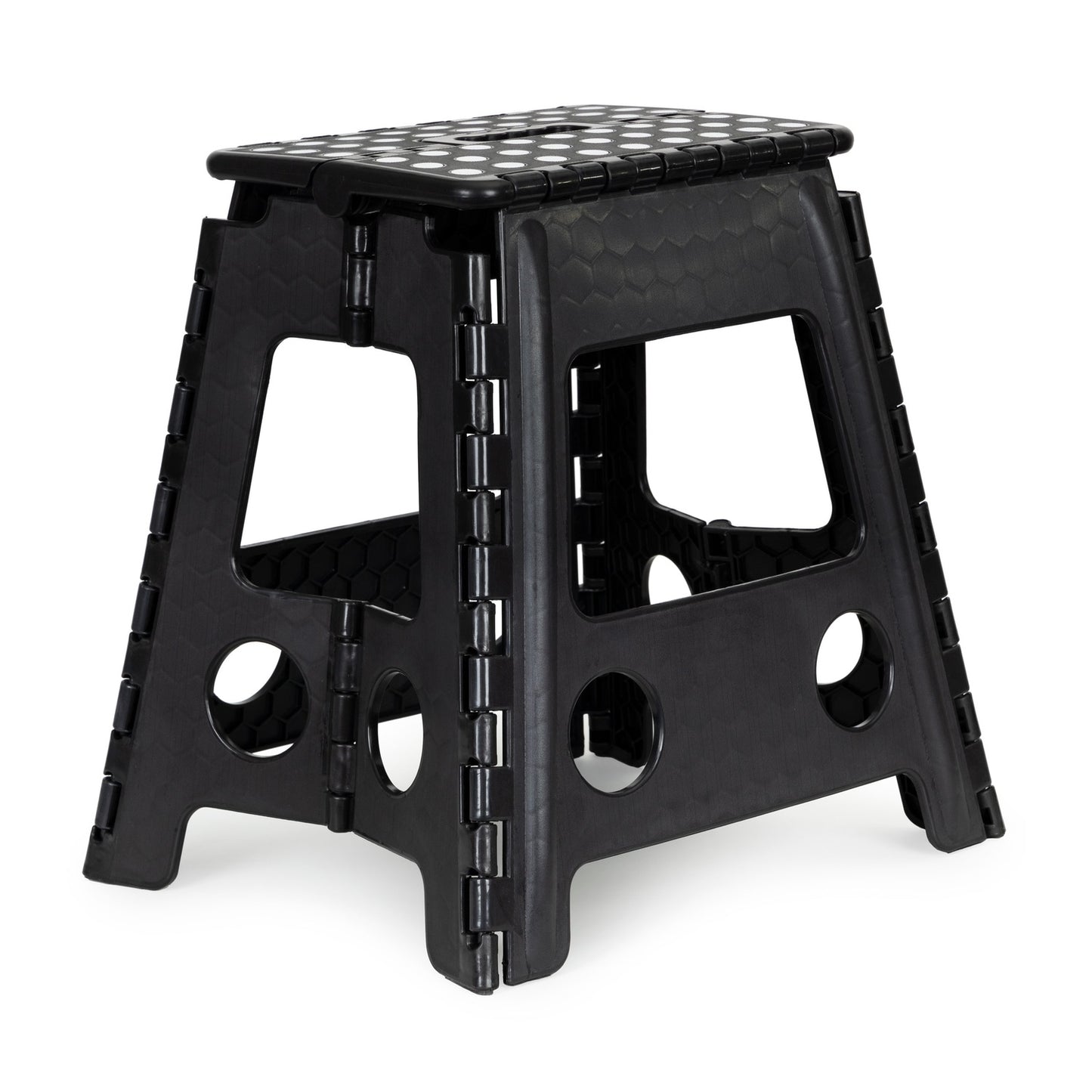 Folding stool, 1-step plastic stool, 39 cm