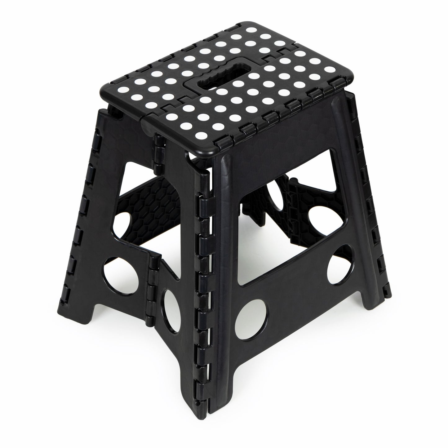 Folding stool, 1-step plastic stool, 39 cm