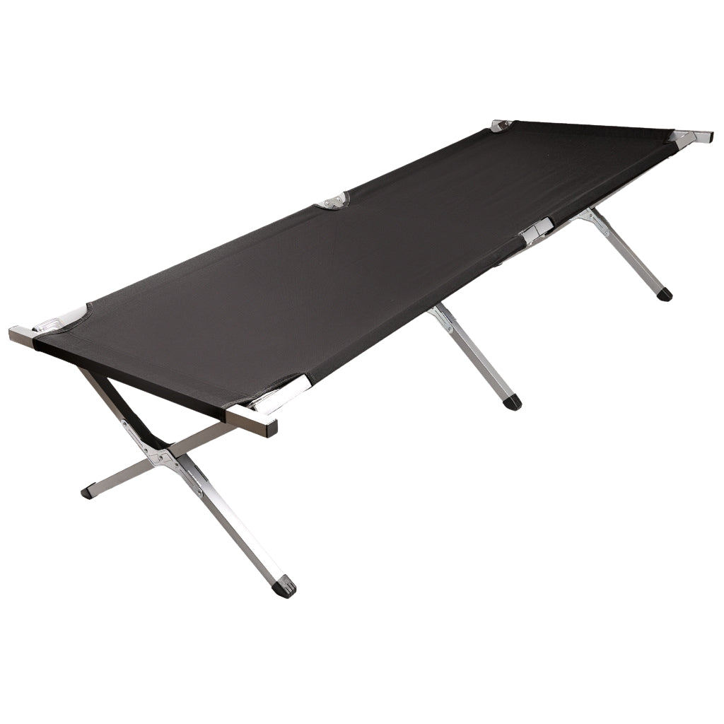 Folding touring field bed canada black