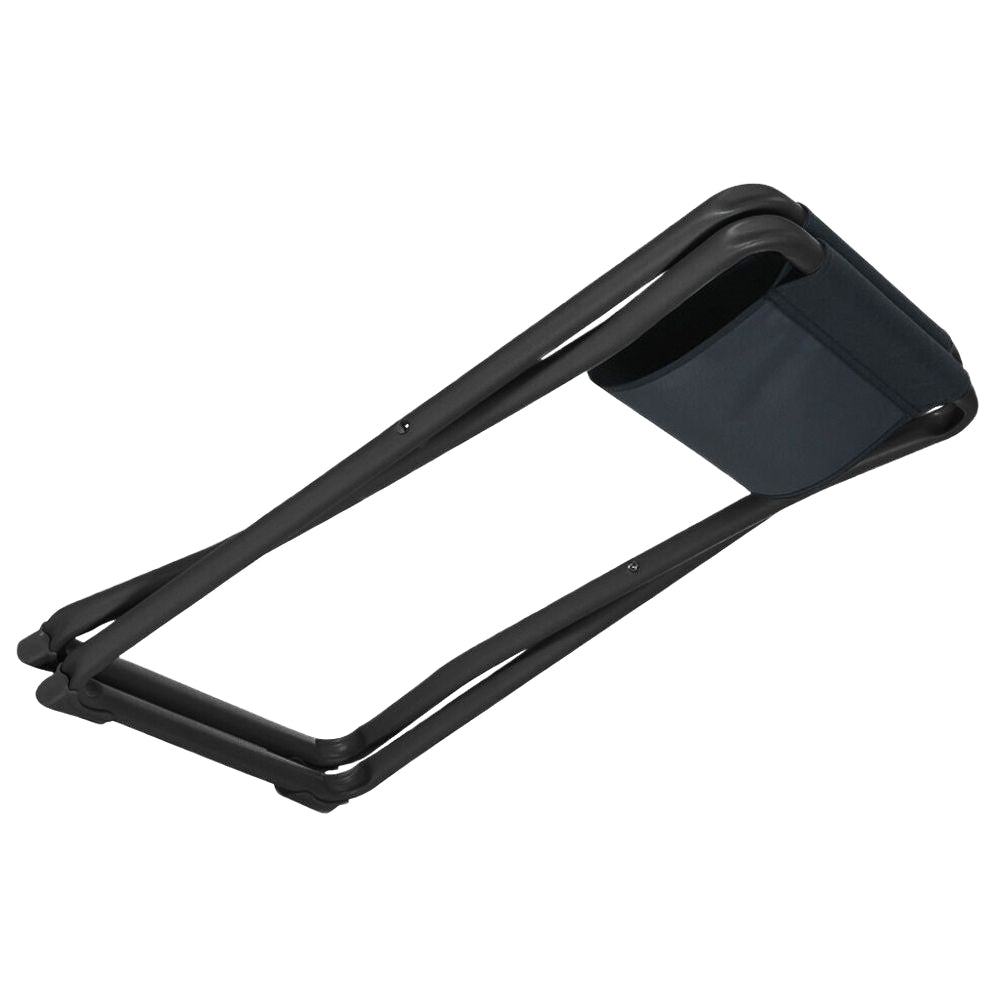 Folding weatherproof camping table with metal legs