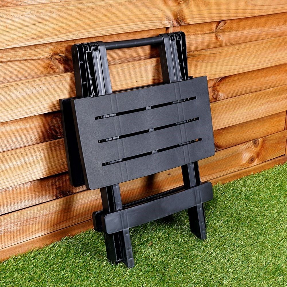 Folding weatherproof garden table in high quality material