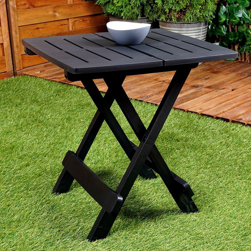 Folding weatherproof garden table in high quality material
