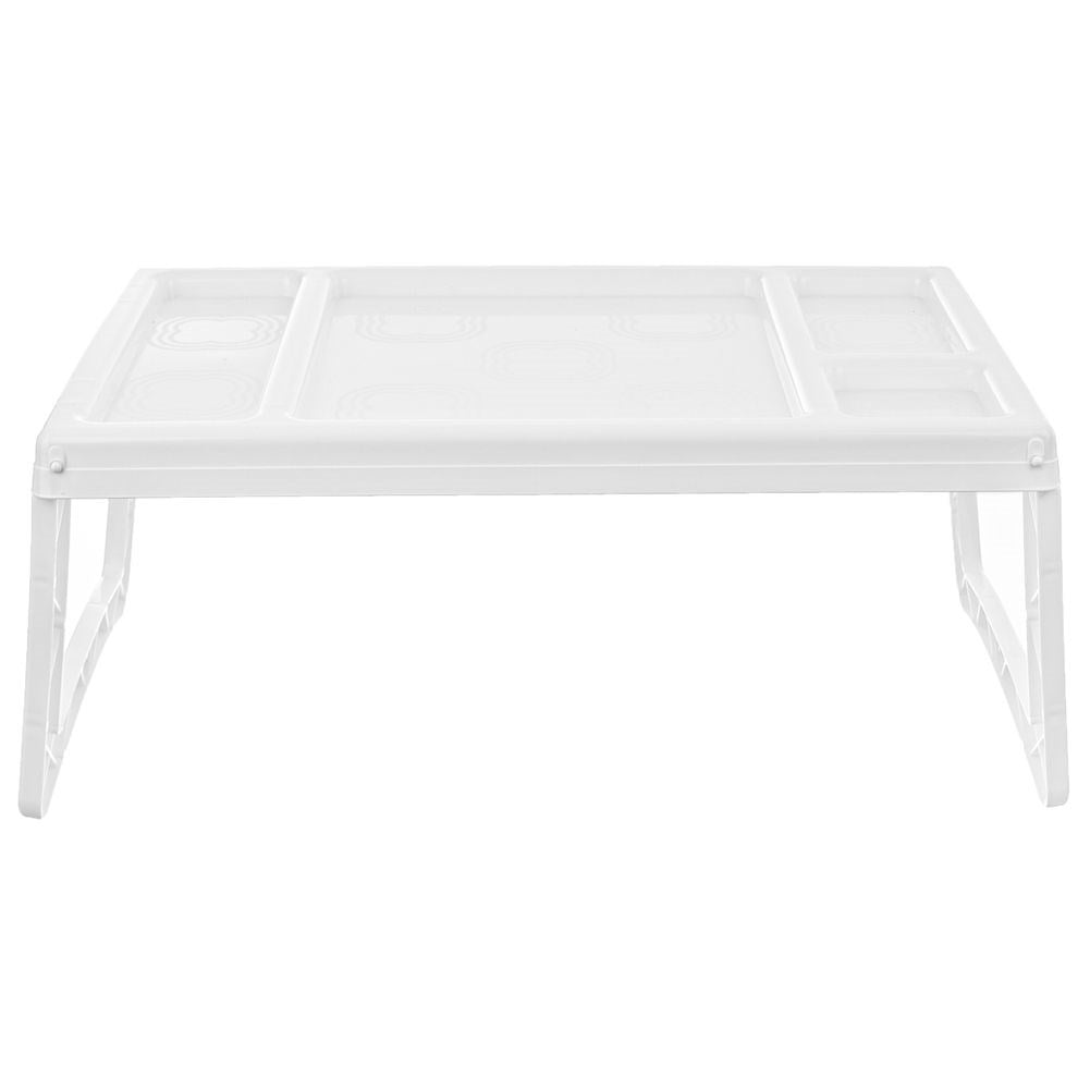 Folding white breakfast table 50x30x21 cm