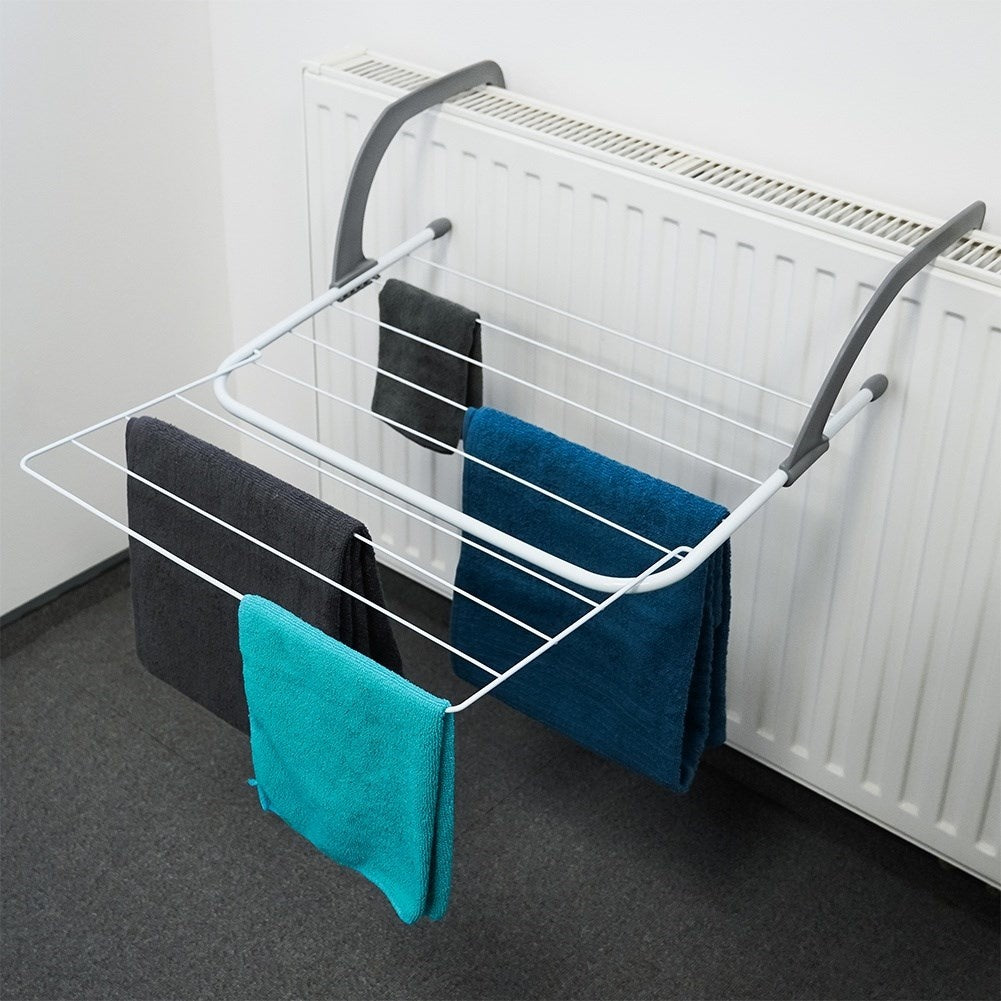 Fold-out clothes drying rack for Element with 4.6m drying surface