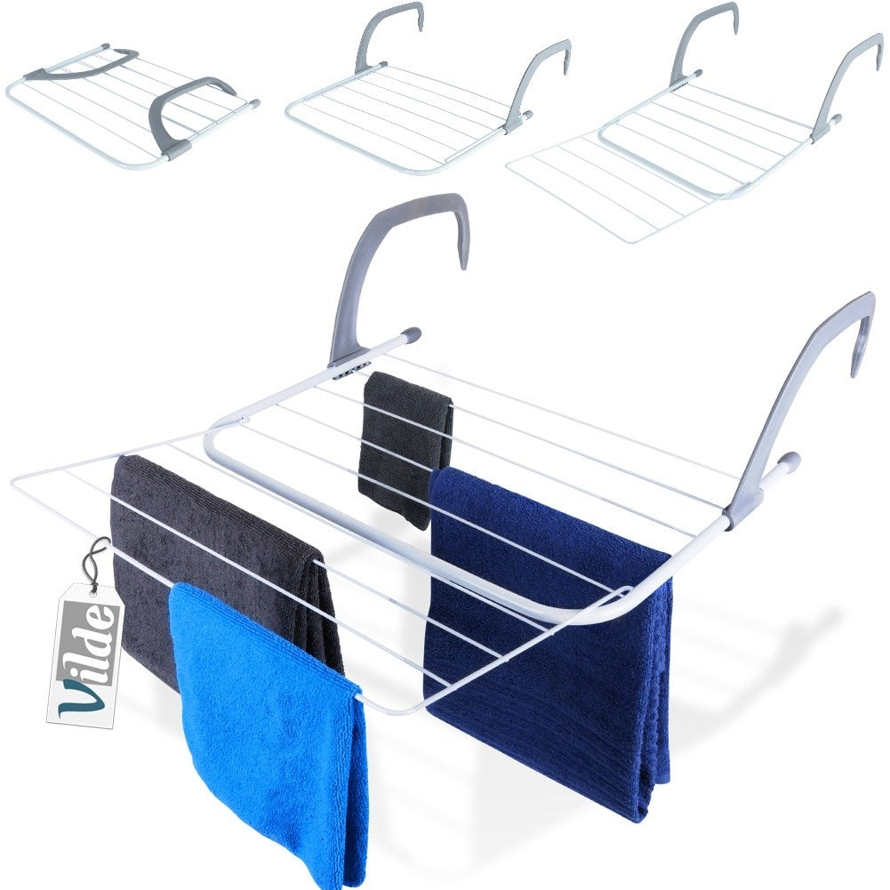 Fold-out clothes drying rack for Element with 4.6m drying surface