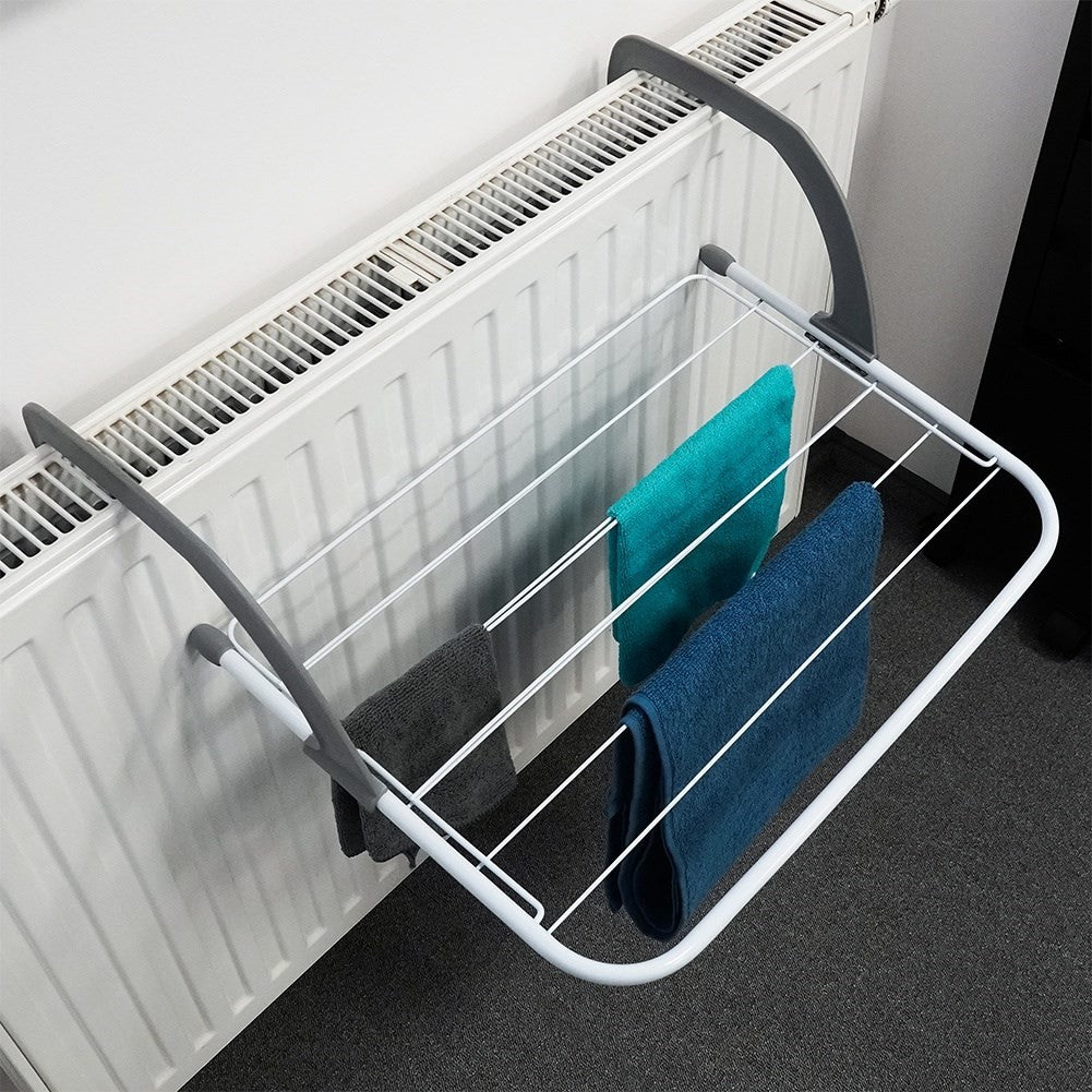 Fold-out clothes drying rack for Element with 4.6m drying surface