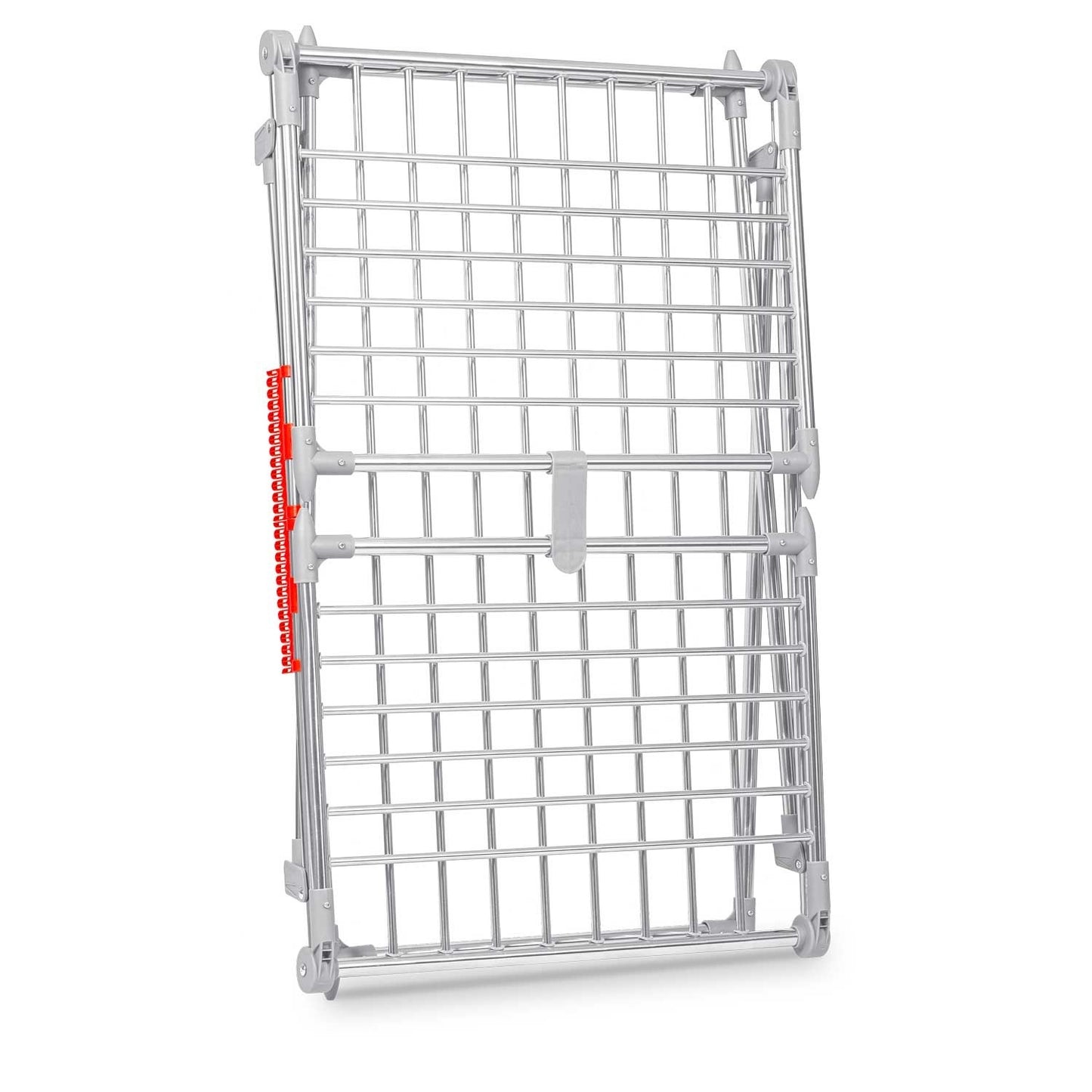 Fold-out drying rack Lydia 27 m in Stainless Steel