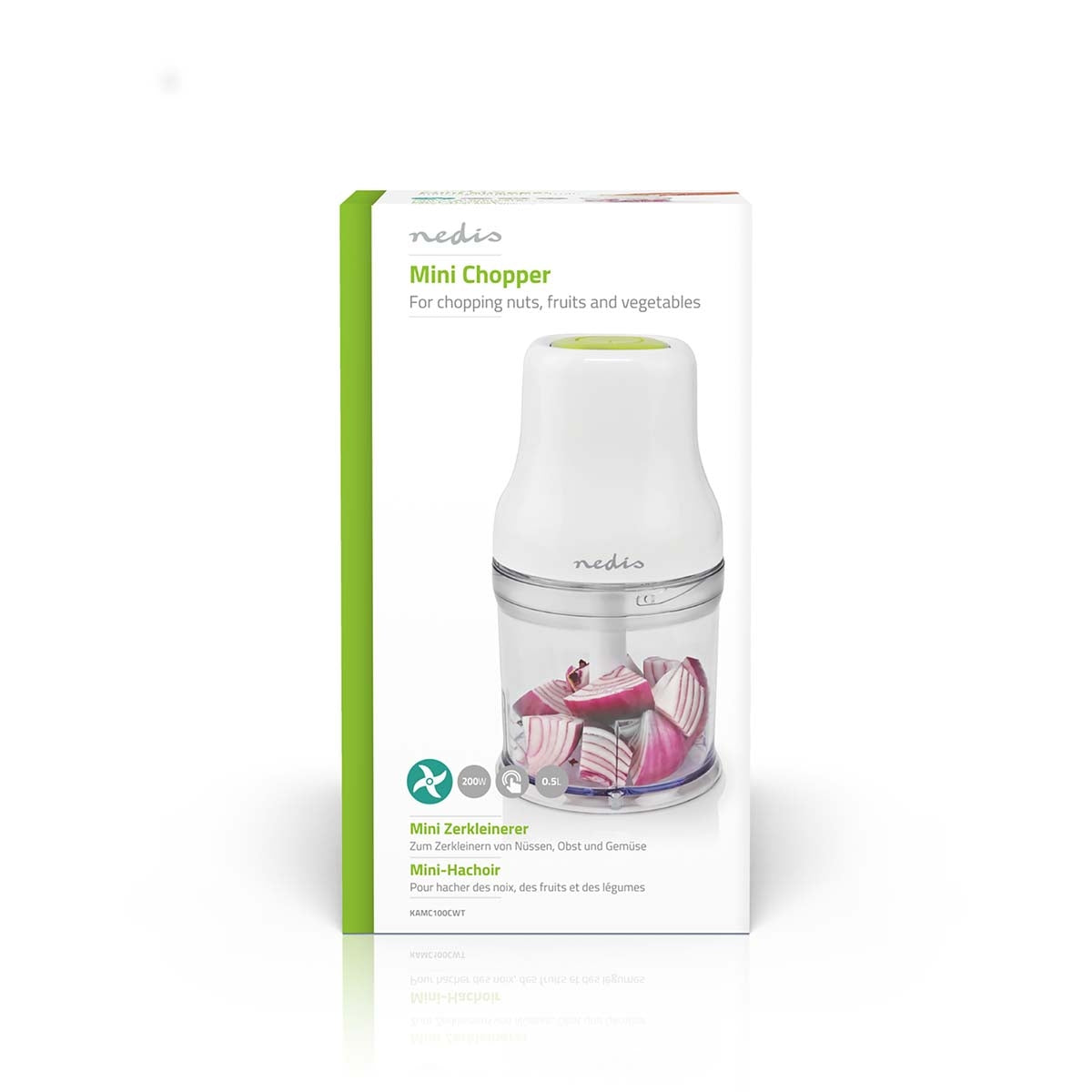 Food Chopper | 200 W | 0.5 l | Plastic | 1 speed setting | White
