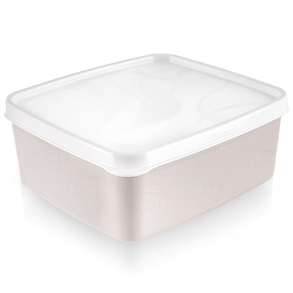 Food Container with Lid, Beige, 650 ml