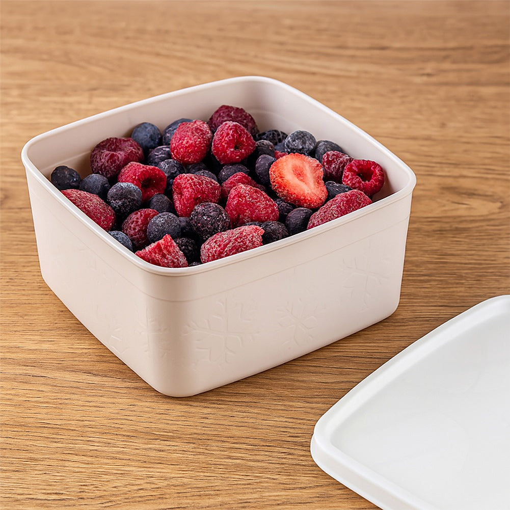 Food Container with Lid, Beige, 650 ml