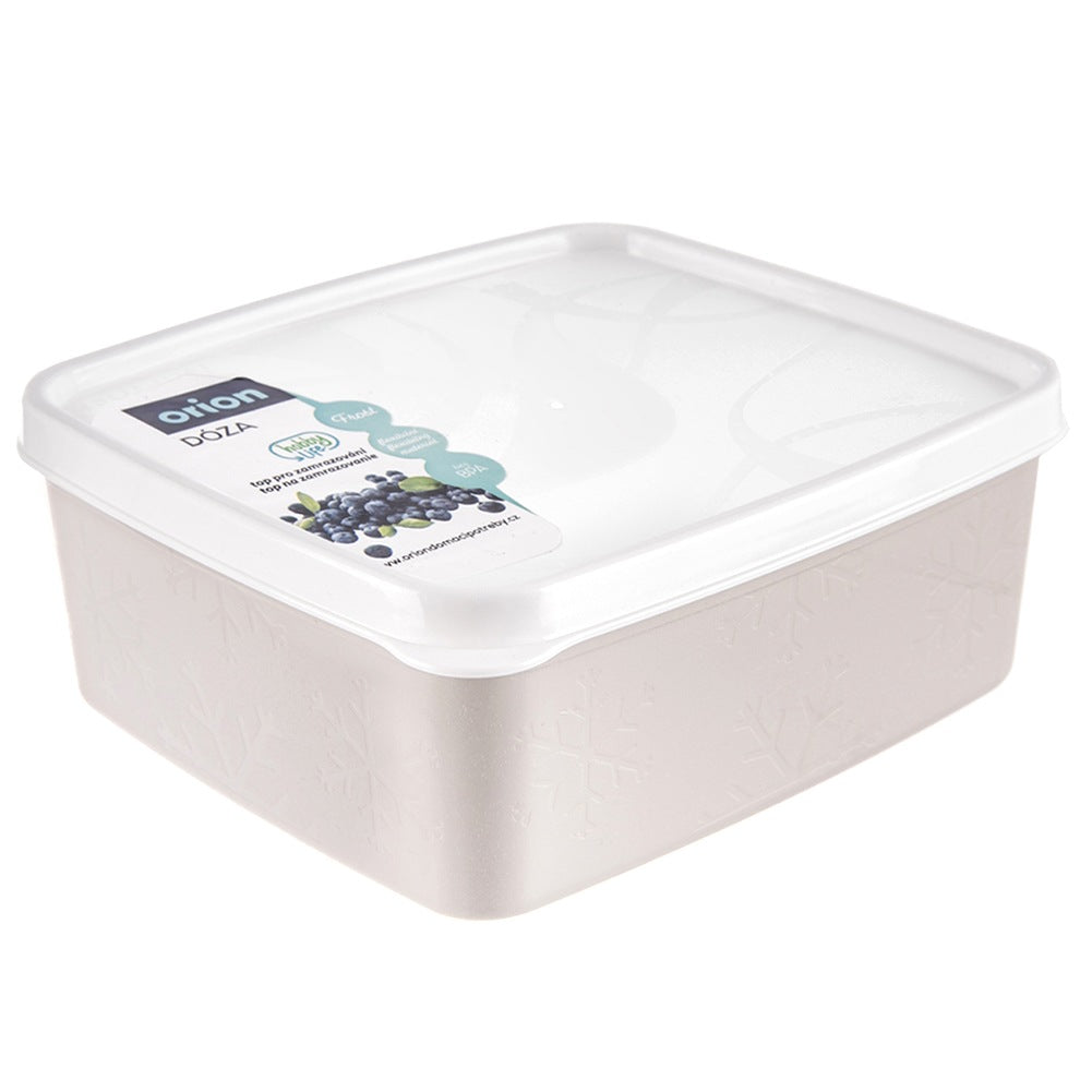 Food Container with Lid, Beige, 650 ml