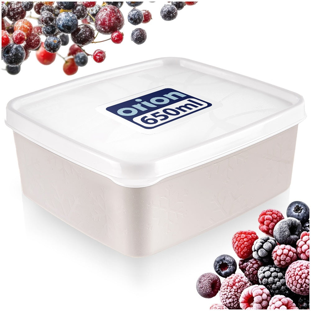 Food Container with Lid, Beige, 650 ml