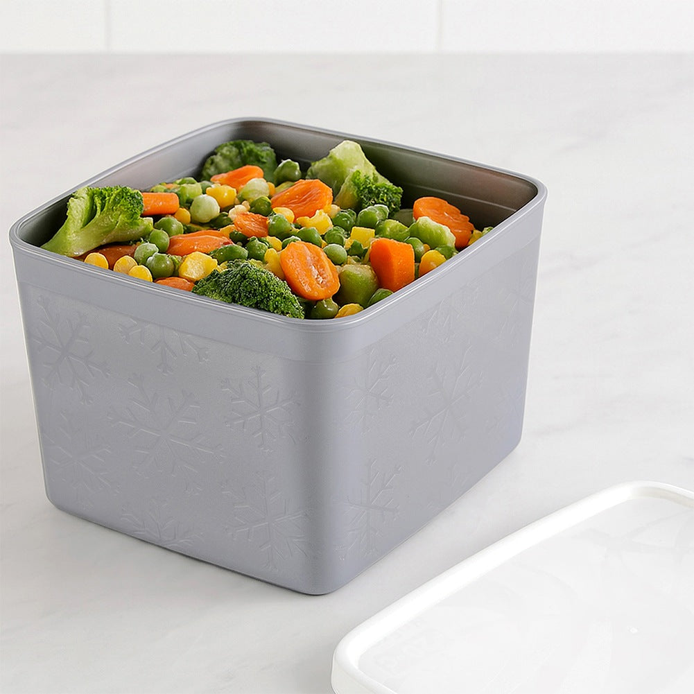 Food Container with Lid, Gray, 1.1 L