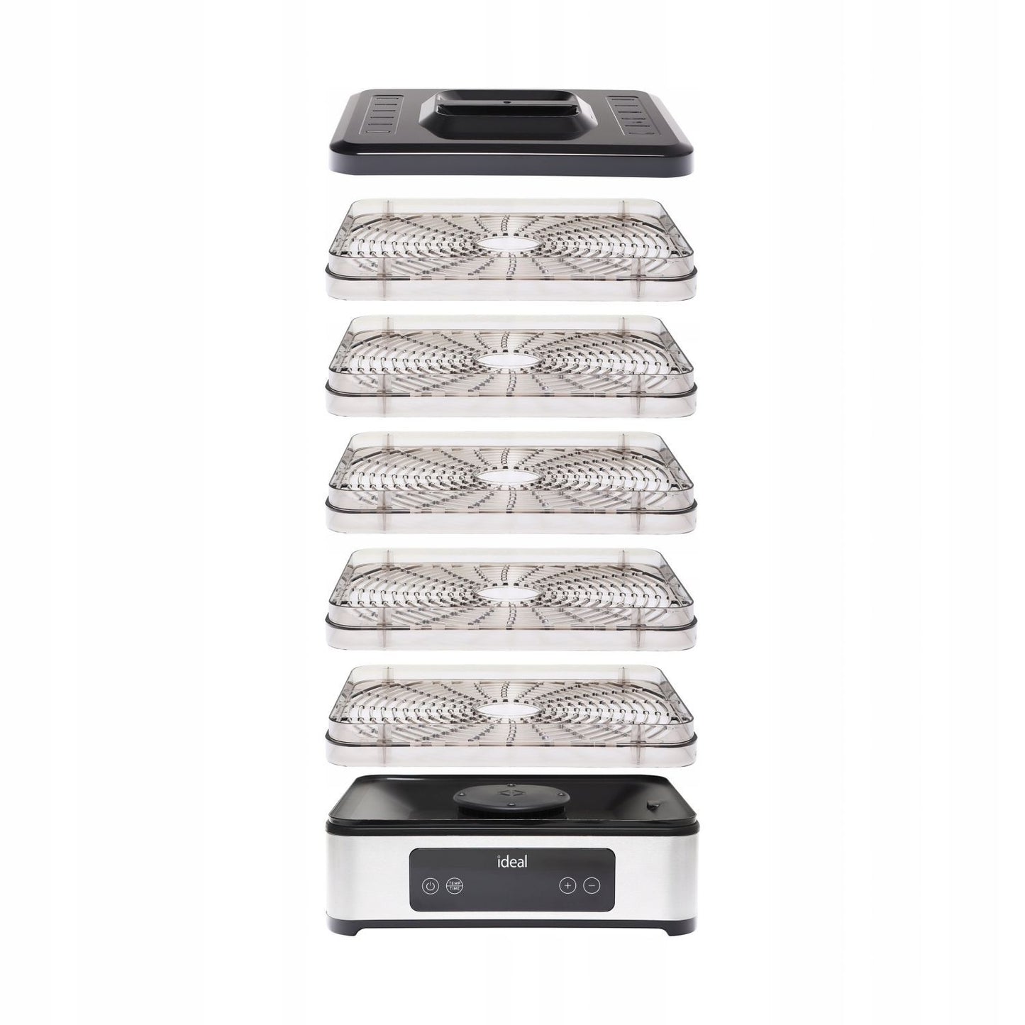Food Dehydrator 400W, 5 Trays, Timer, Temp Control