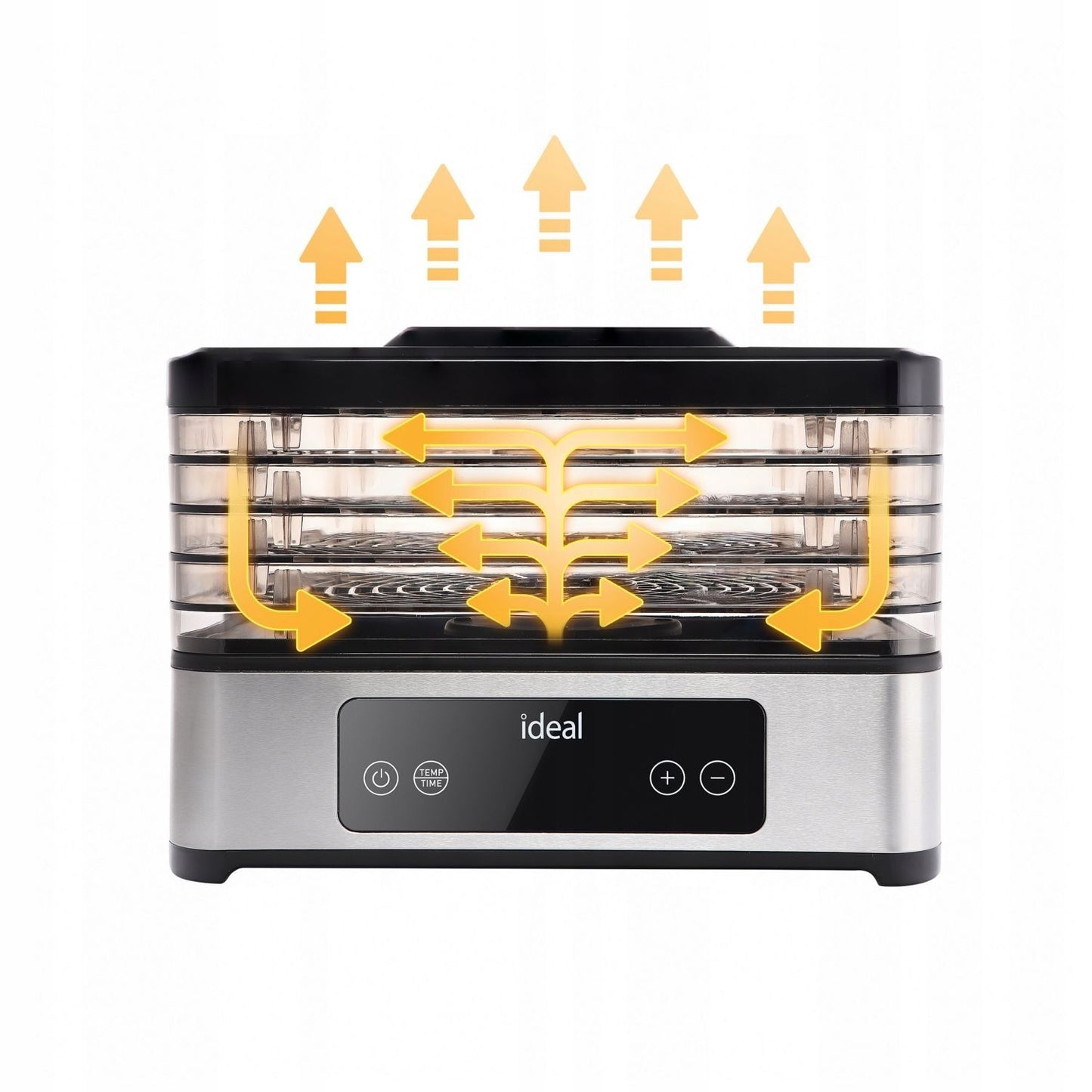 Food Dehydrator 400W, 5 Trays, Timer, Temp Control