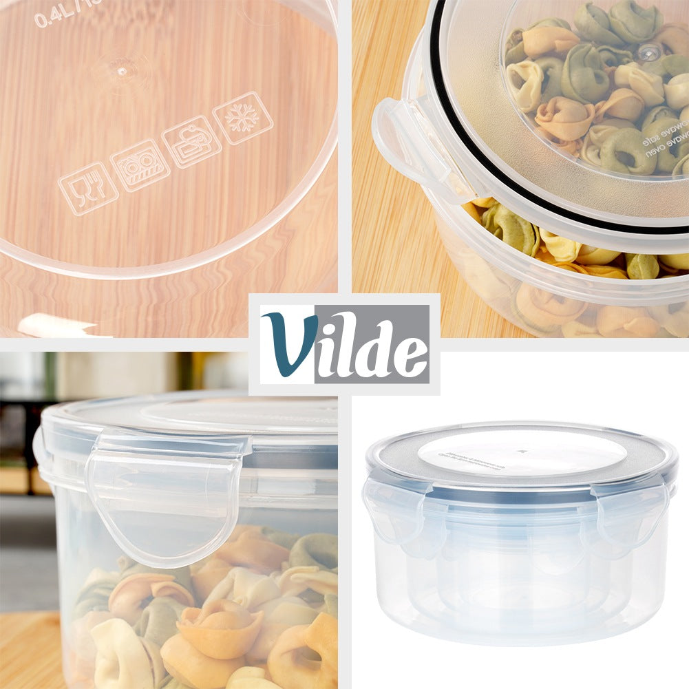 Food Storage Containers with Lid & Seal, Set of 4