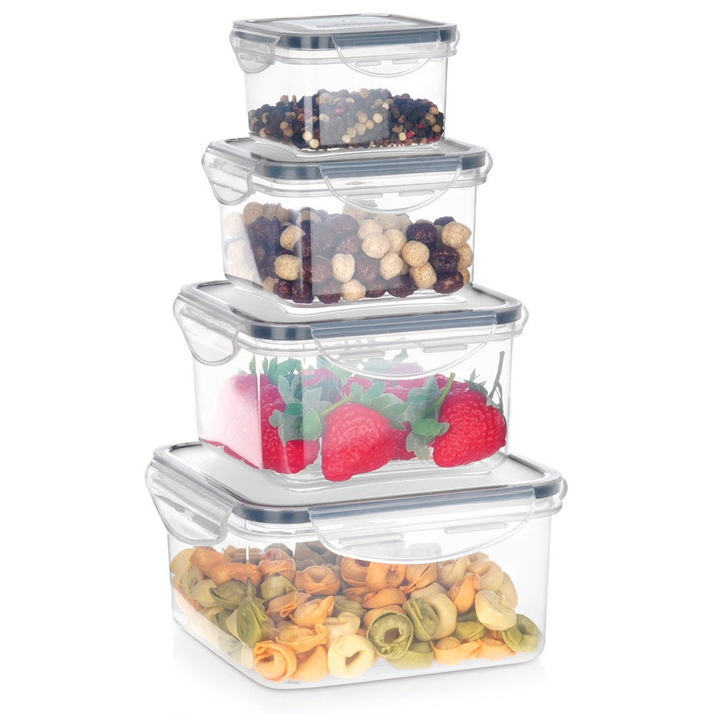 Food Storage Containers with Lid and Seal, Set of 4