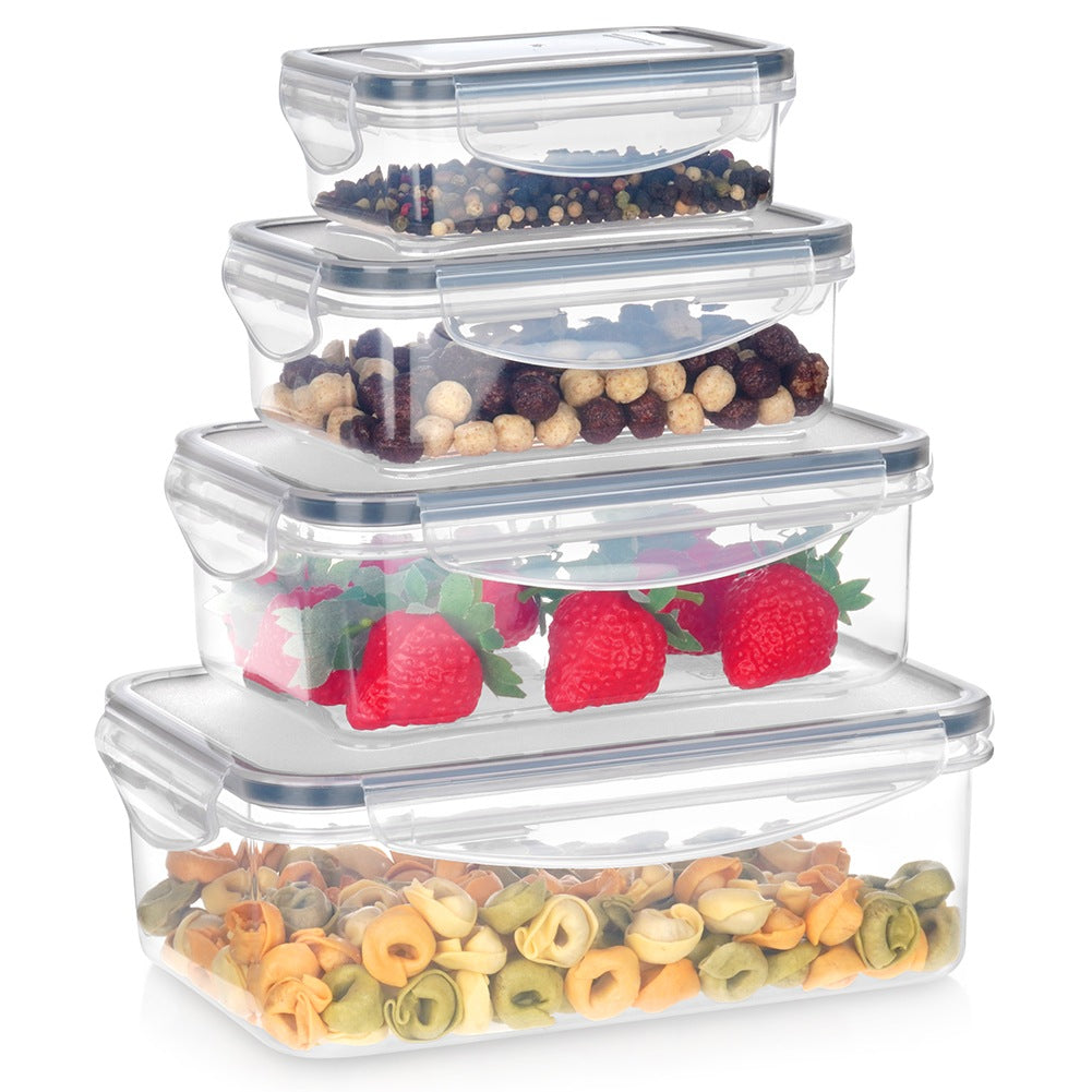 Food Storage Containers with Lid and Seal, Set of 4