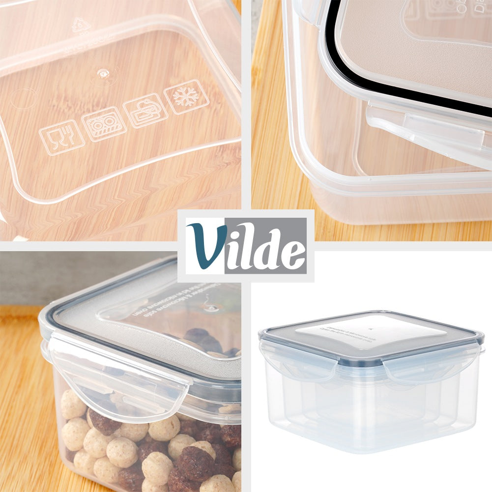 Food Storage Containers with Lid and Seal, Set of 4
