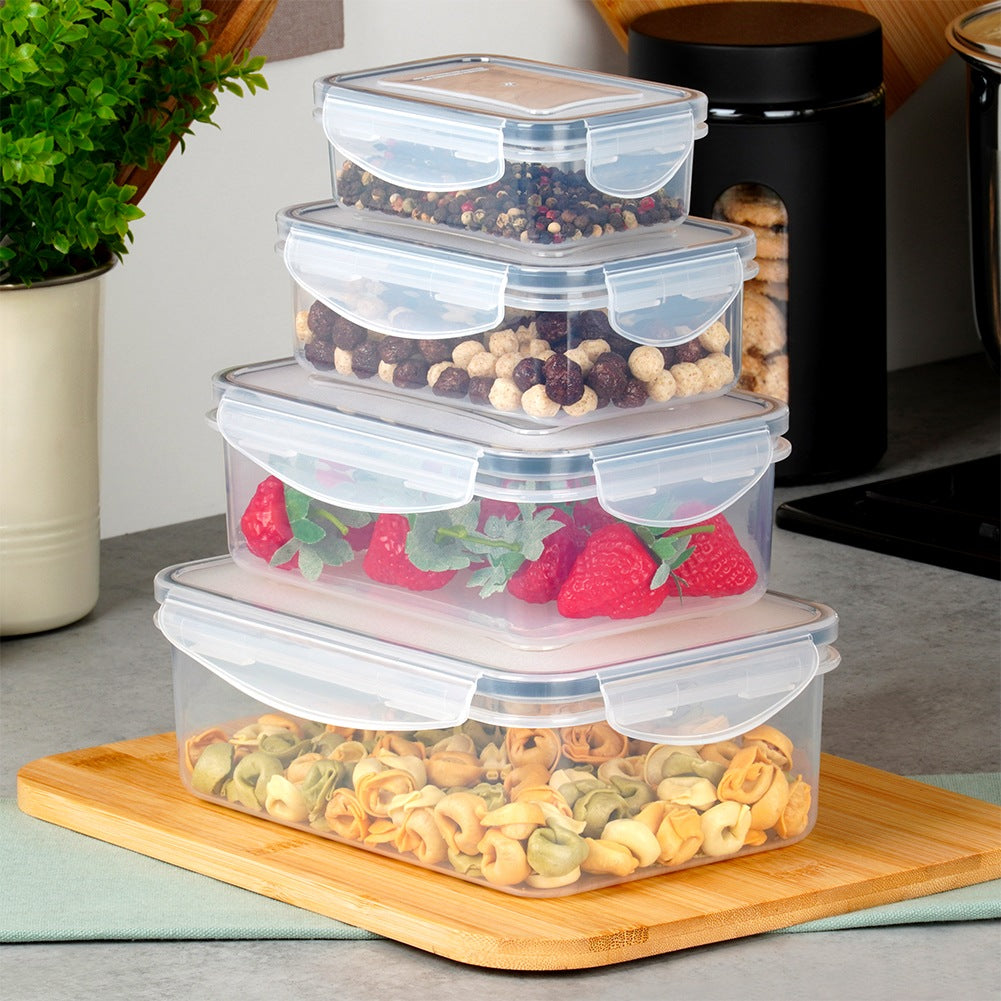 Food Storage Containers with Lid and Seal, Set of 4