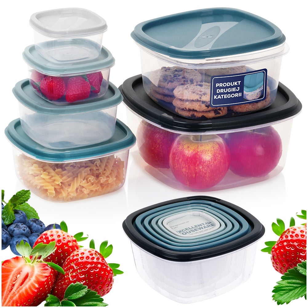Food containers with lid 6 pcs.