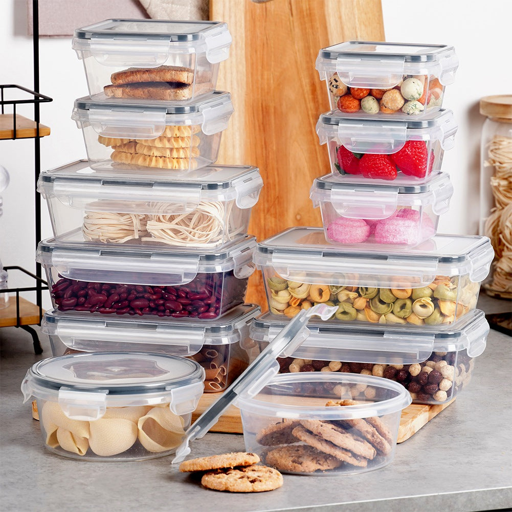 Food containers with lid and seal 12 pcs.