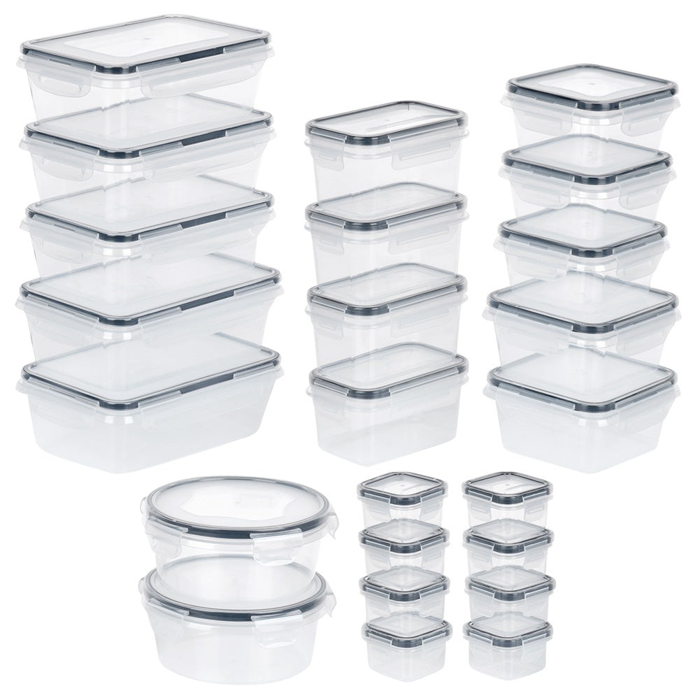 Food containers with lid and seal 24 pcs.