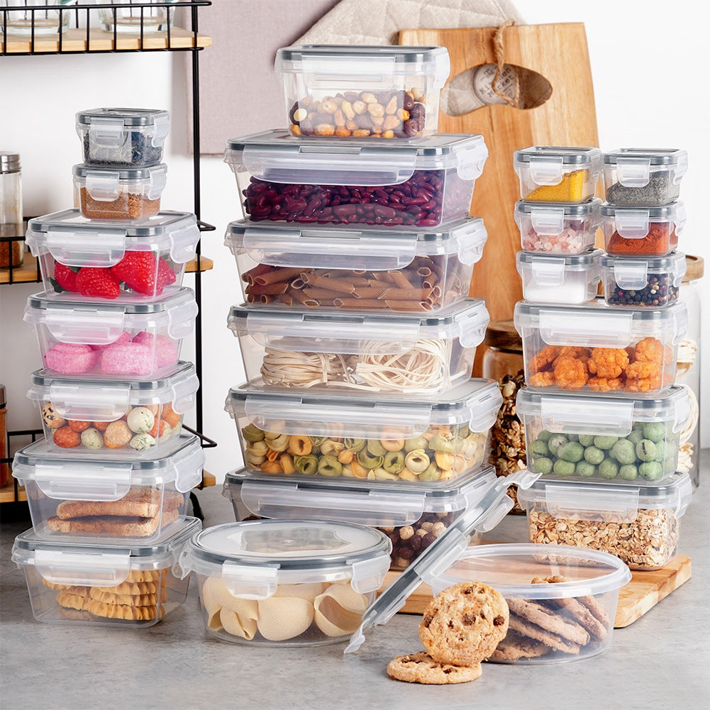 Food containers with lid and seal 24 pcs.