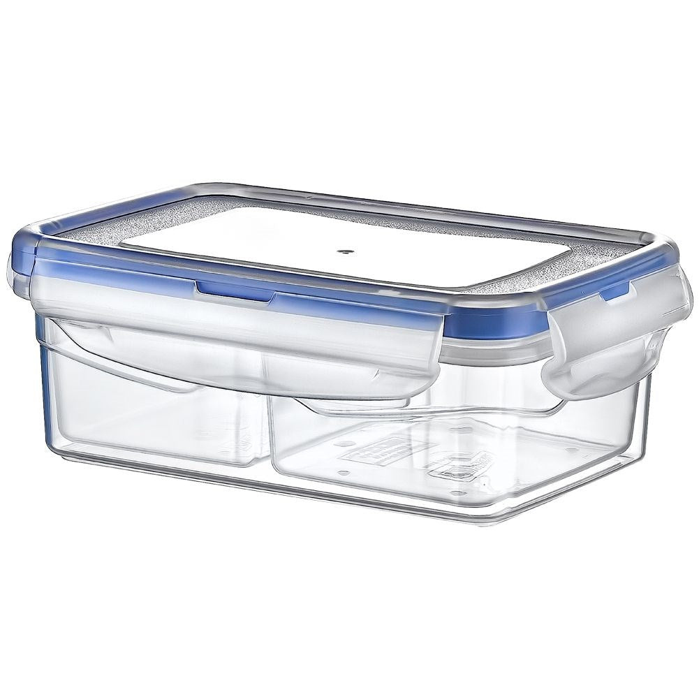 Food container with lid and seal, divided 400 ml
