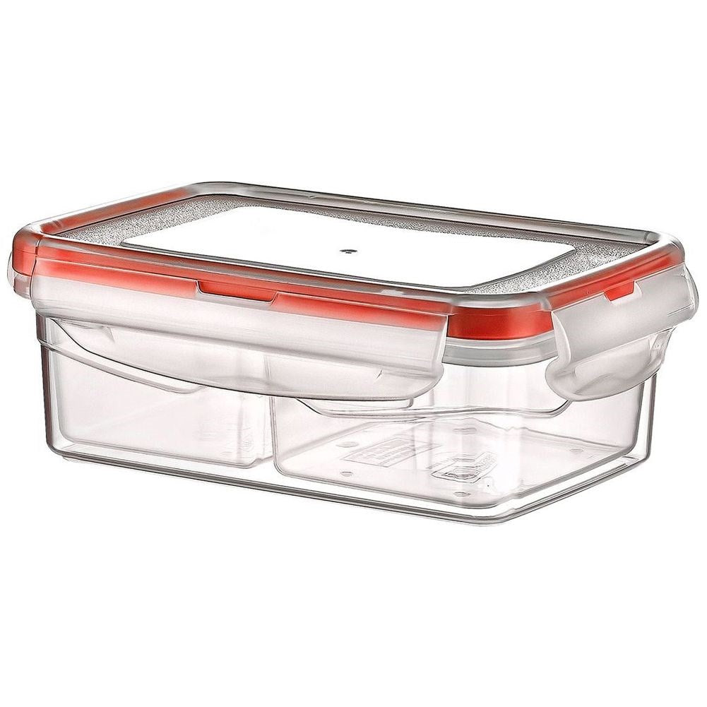 Food container with lid and seal, divided 400 ml