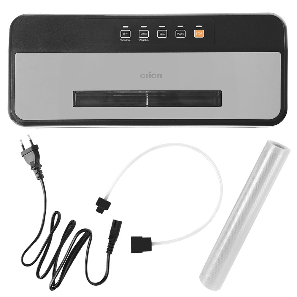 Food vacuum sealer with hose and foil