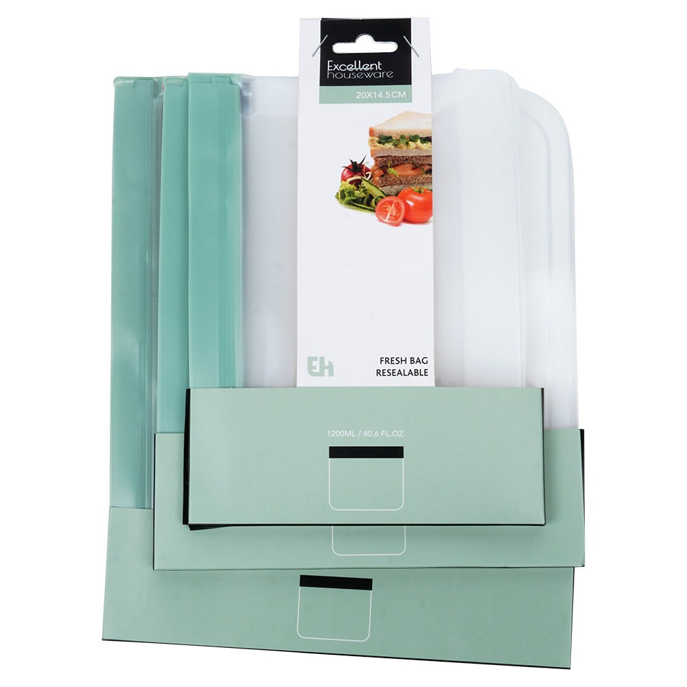 Food ziplock bags 1 / 1.2 / 1.6 l 7 pcs.