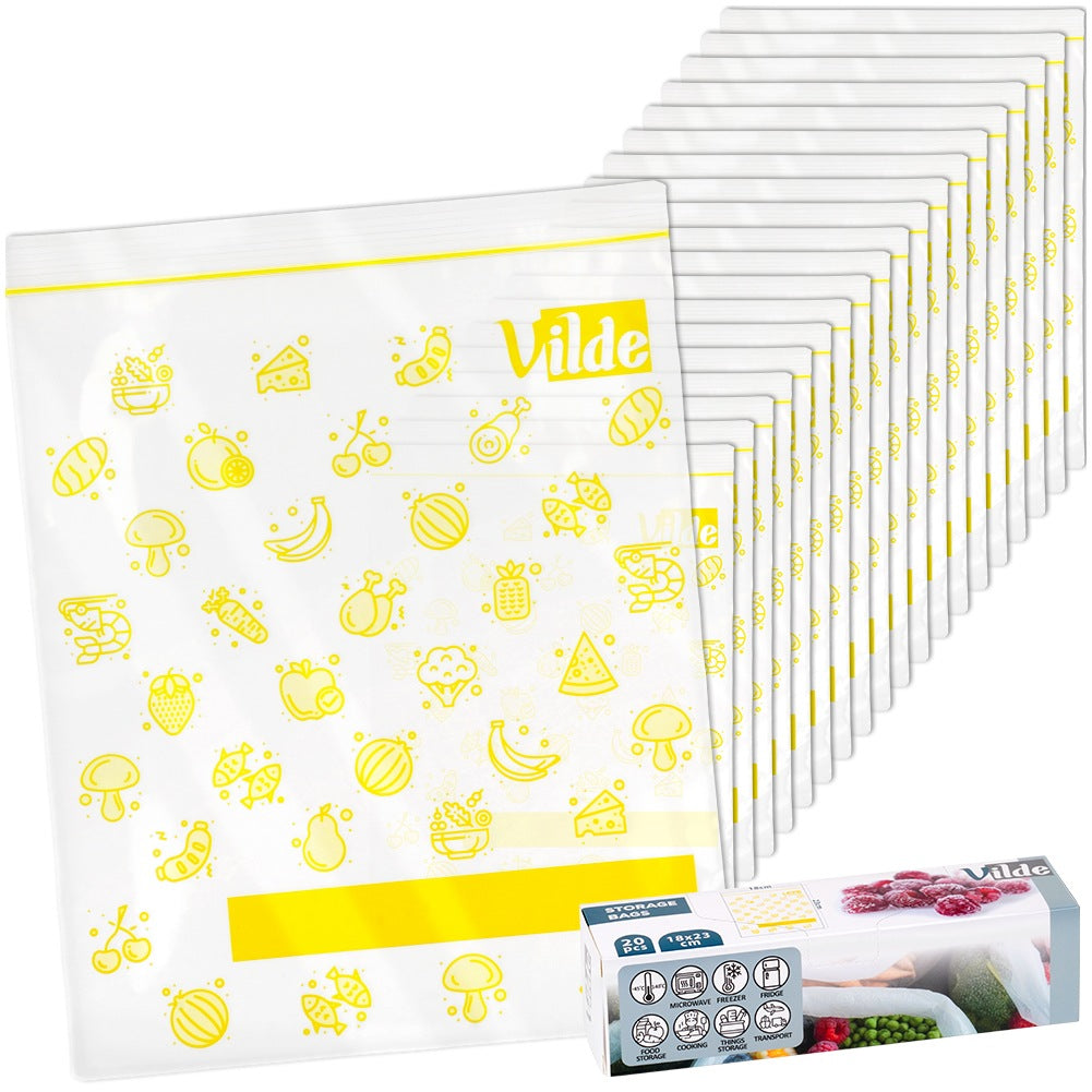 Food ziplock bags 18x23 cm 20 pcs.